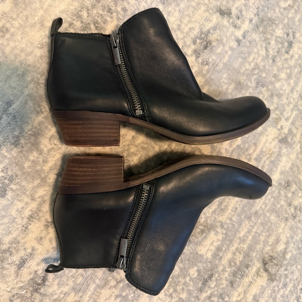 lucky brand bassel Black Ankle Boots - Picture 8 of 10